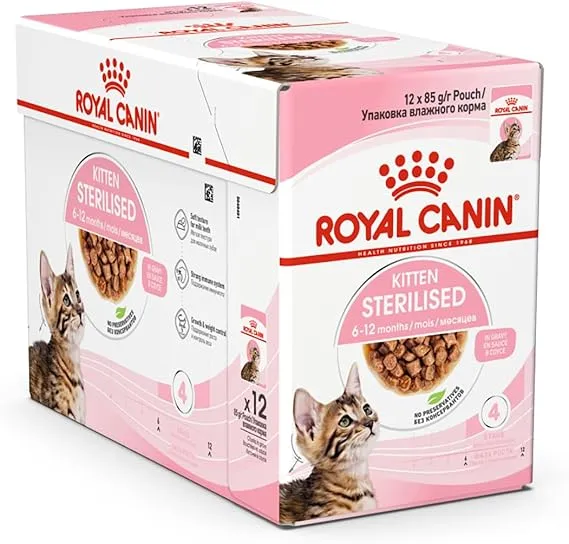 Royal Canin Kitten Sterilised In Jelly Wet Food 85G