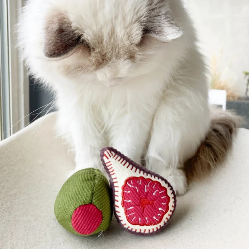 Katzenspielzeug KITTY Set Olive + Feige