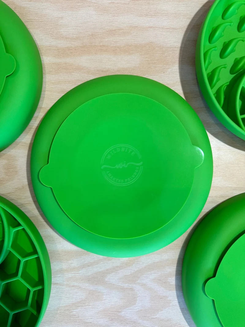 Wildbite Ocean Licking Matte für Hunde grün – Anti-Schling Napf & Beschäftigung