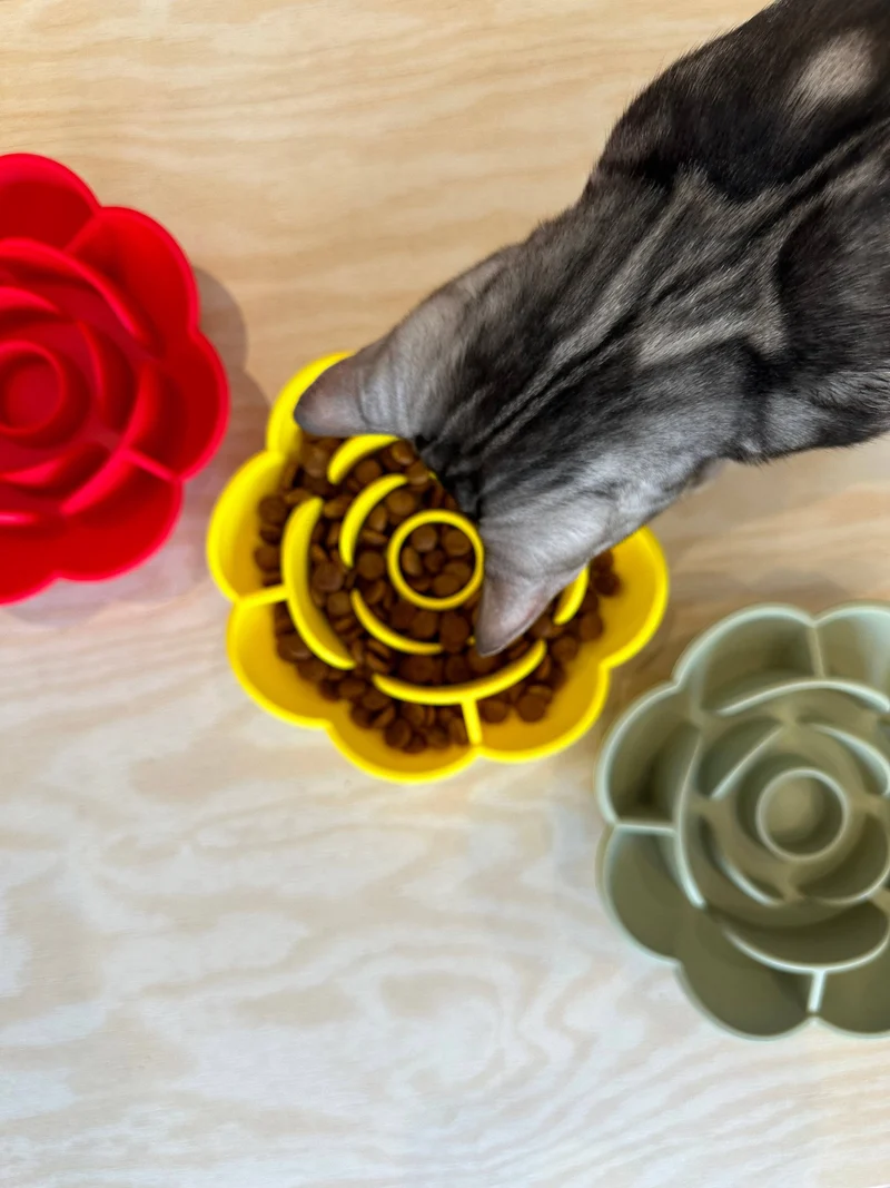 Wildbite Flower Anti-Schling Bowl für Hunde & Katzen