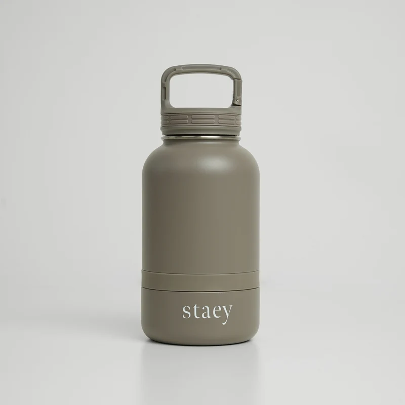 Staey Noona 2-in-1 Flasche mit Schüssel | Edelstahl