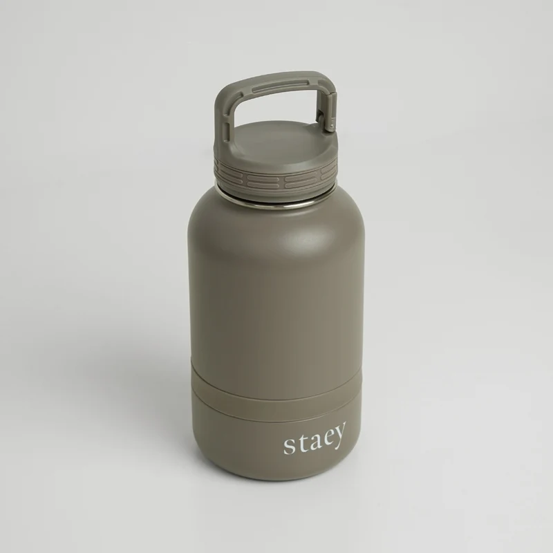 Staey Noona 2-in-1 Flasche mit Schüssel | Edelstahl