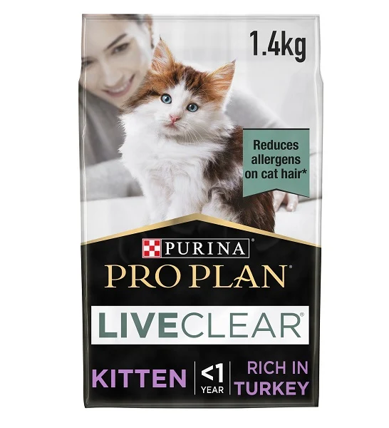 PURINA Pro Plan LiveClear Kitten Dry Food 1.4KG