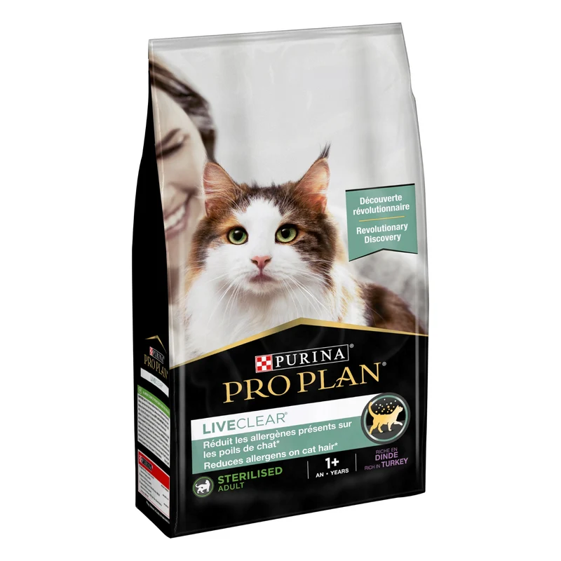 PURINA Pro Plan LiveClear Sterilised Turkey Adult Dry Cat Food