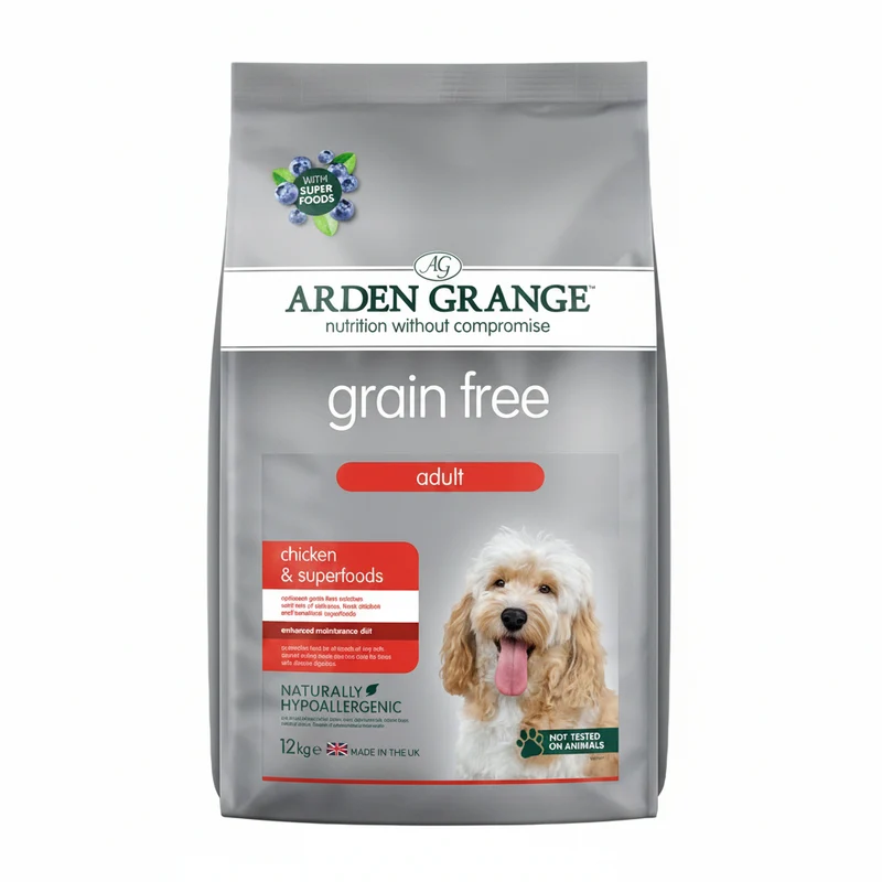 Arden Grange Grain Free Adult Chicken Dog Dry Food