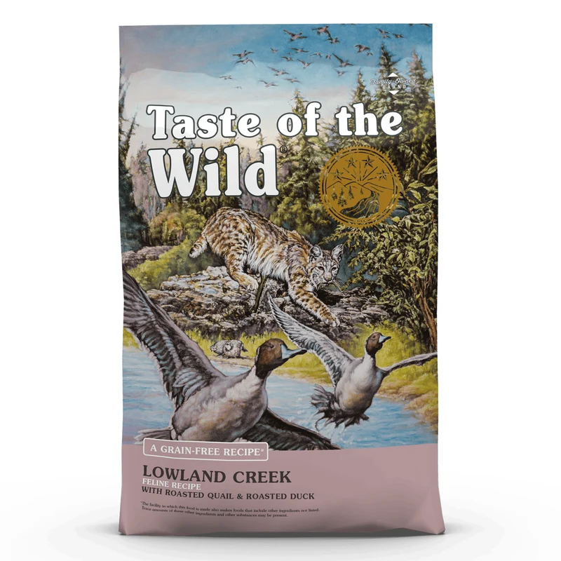 Expiry Date 07-Dec-26 Taste of The Wild LowLand Creek Feline Recipe Dry Cat Food - 2KG