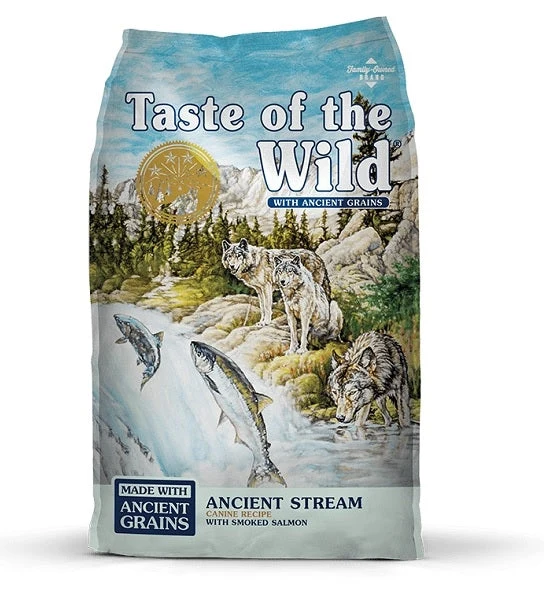 Expiry Date 06-Nov-26 Taste of The Wild Ancient Stream Salmon Dry Dog Food - 2.27KG