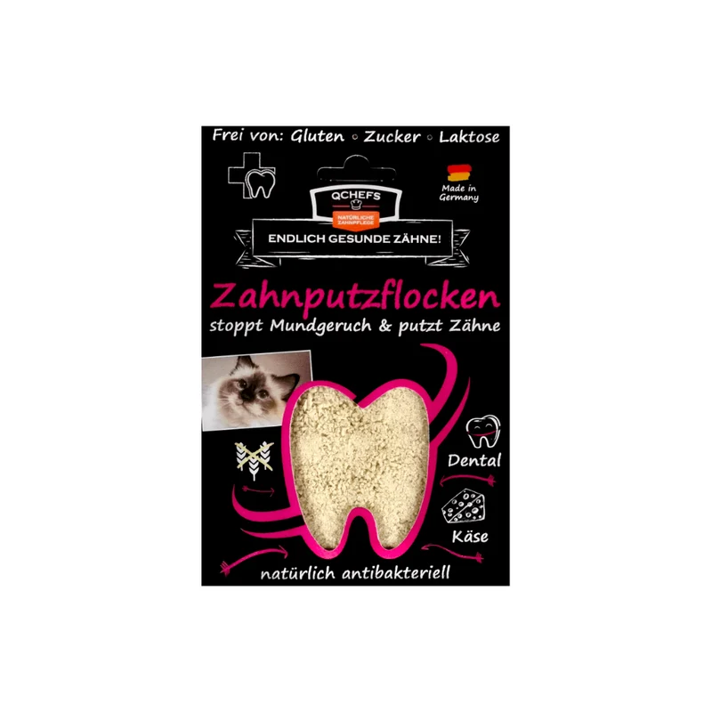 Zahnputzflocken Katze