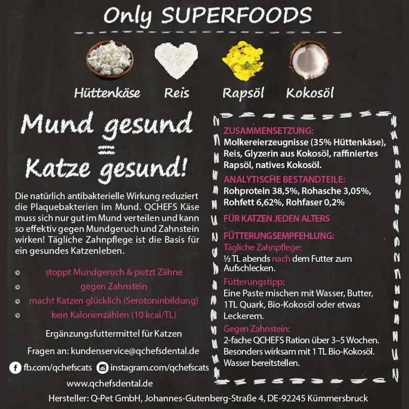 Zahnputzflocken Katze