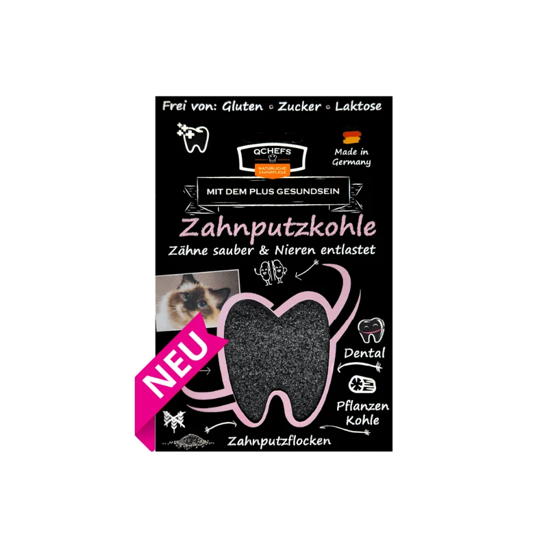 Zahnputzkohle Katze