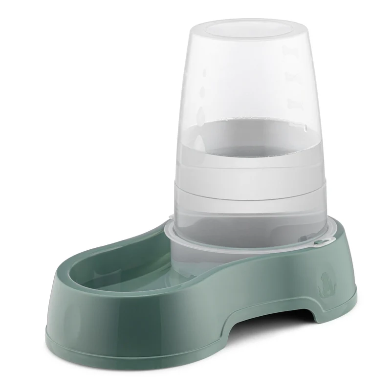 Thunder Paws Food & Water Dispenser Green 1.5L