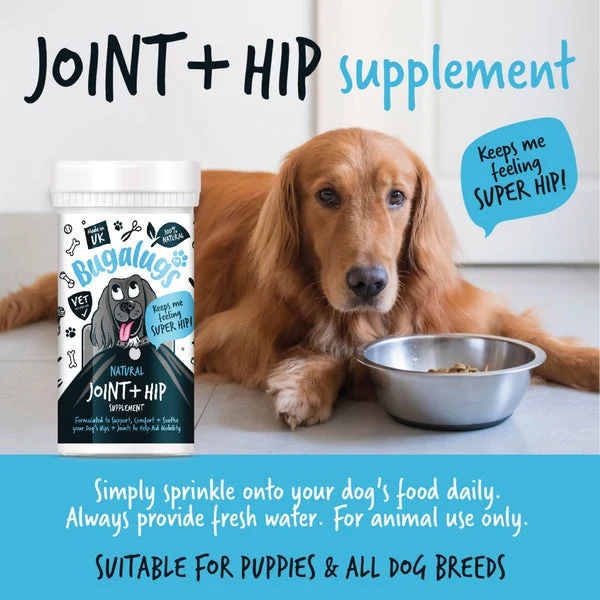 Bugalugs Joint & Hip Supplement Powder for Dogs 80G