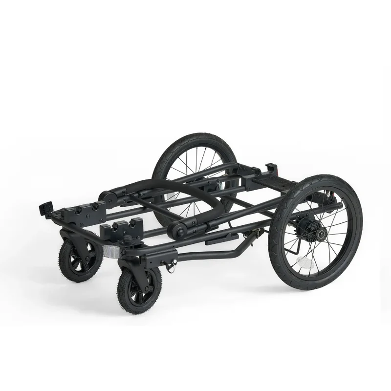 KING Hundebuggy-Gestell – Stabiler Aluminiumrahmen für bis zu 50 kg