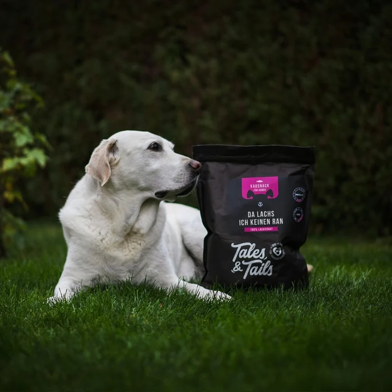 Tales & Tails Da Lachs ich keinen ran – Lachshaut für Hunde