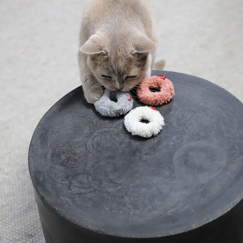 Katzenspielzeug 3er-Set MINI-DONUTS
