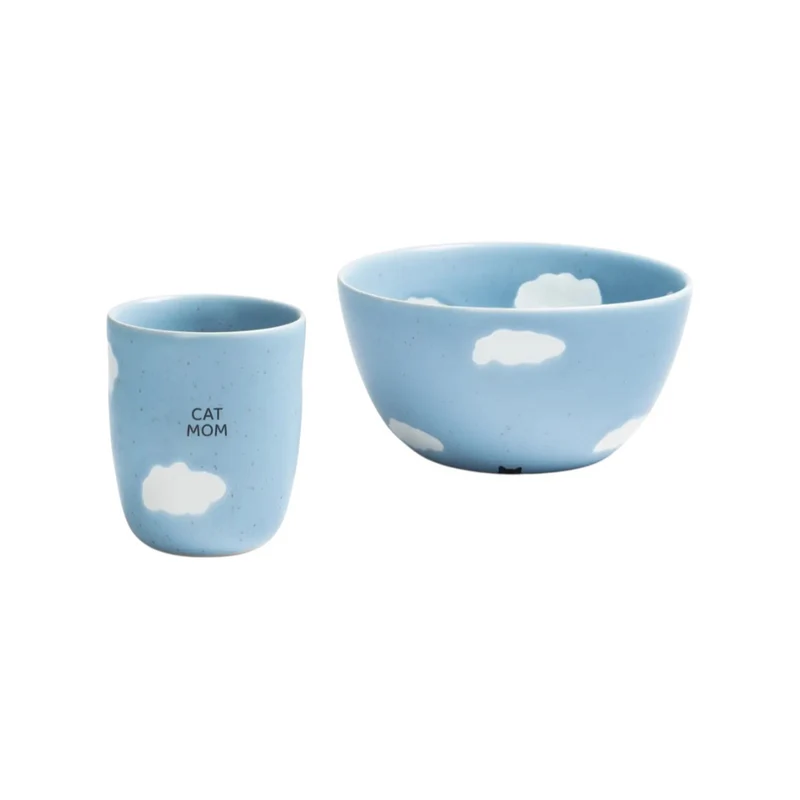 2er-Set Tasse & Schale CLOUD CATMOM