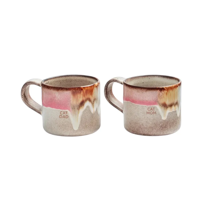 2er-Set Tasse MELTING Ice Cream Mug CATMOM & CATDAD