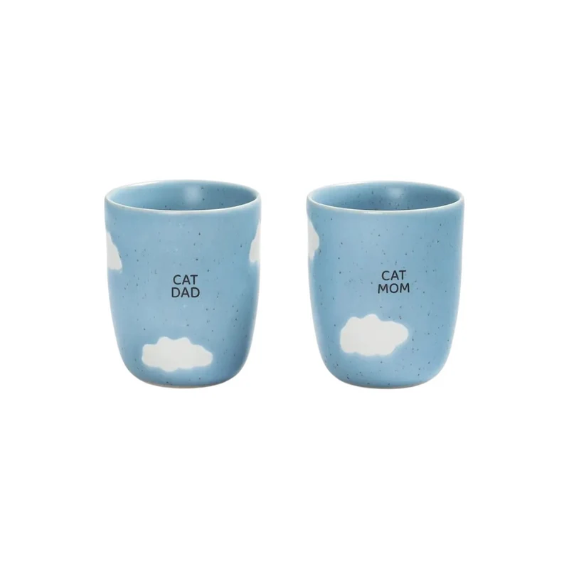 2er-Set Tasse CLOUD Medium Cup CATMOM & CATDAD