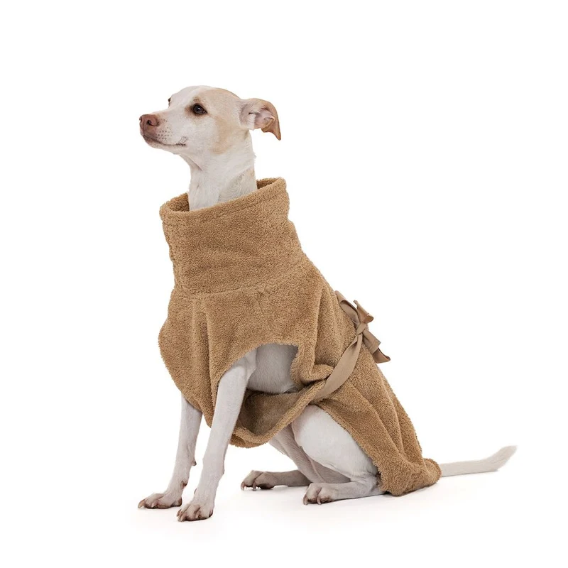Lill’s Hundebademantel aus Bio-Baumwolle – weich, saugstark & GOTS-zertifiziert