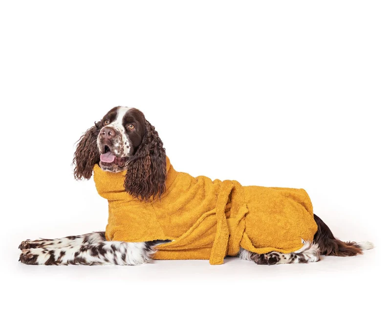 Lill’s Hundebademantel aus Bio-Baumwolle – weich, saugstark & GOTS-zertifiziert