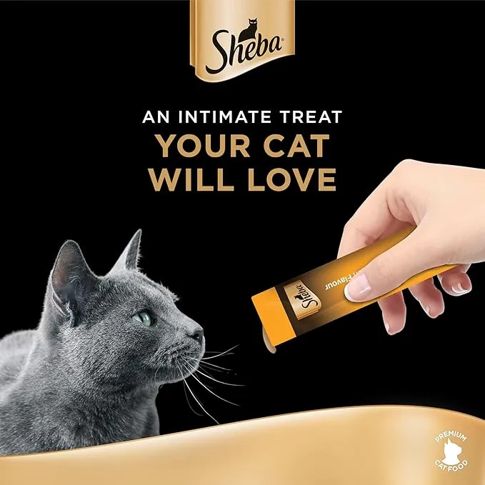 Sheba Melty Chicken Mixed Creamy Cat Treats 4x12g