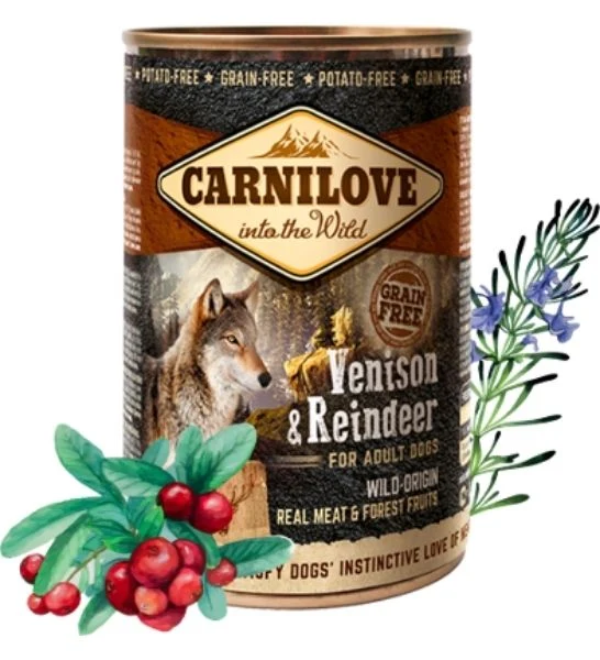 Carnilove Venison & Reindeer for Adult Dog Wet Food 400G