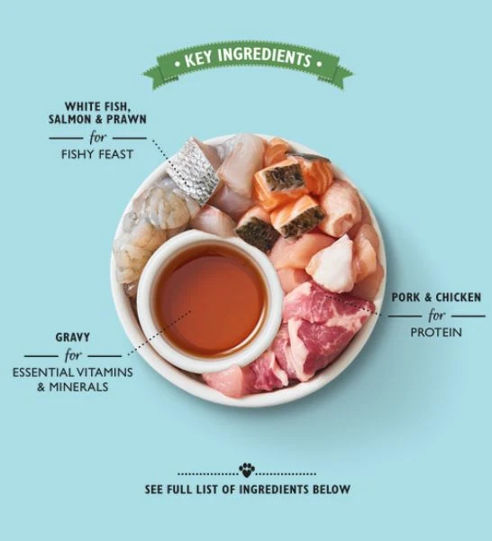 Lily's Kitchen Tasty Cuts Ocean Fish Wet Cat Food