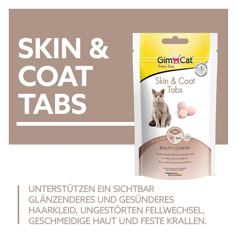 Gimborn GimCat Skin & Coat Beauty Complex Tablets for Cats 40G