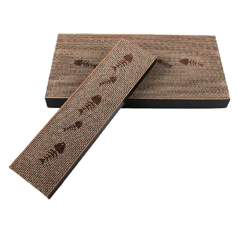 All For Paws Classic Comfort Cardboard Cat Scratcher Brown 45x11.5x2.5cm