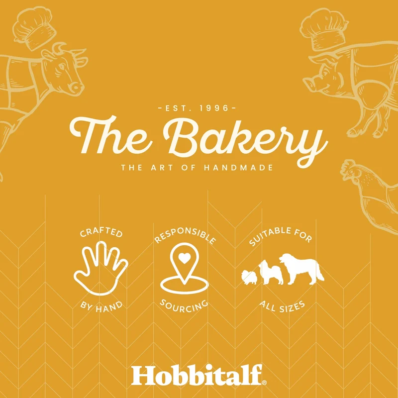Hobbitalf Air-Dried Beef Lung Fillet Dog Chew Treats 150G