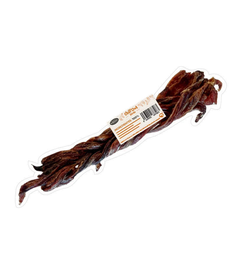 Hobbitalf Air-Dried Braided Lamb Pizzle Dog Chew Treats 20CM