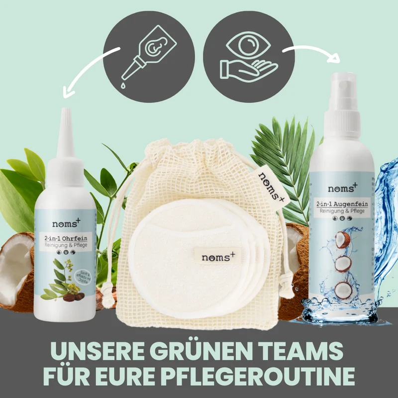 Waschbare Pflegepads aus Bambus (4 Stück)