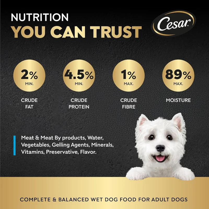 Cesar Chicken and Vegetables Wet Dog Food 100G