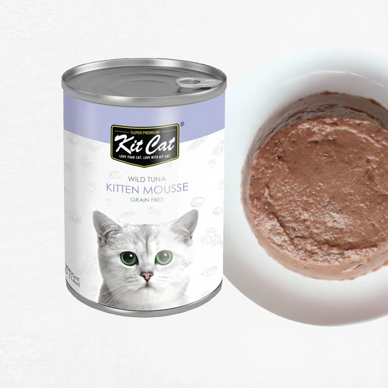 Kit Cat Wild Tuna Kitten Mousse Wet Food 400G