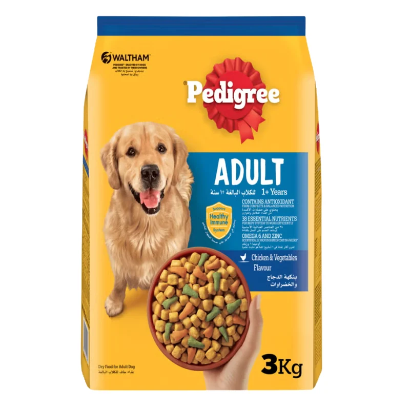 Pedigree Chicken & Vegetables Adult Dry Dog Food