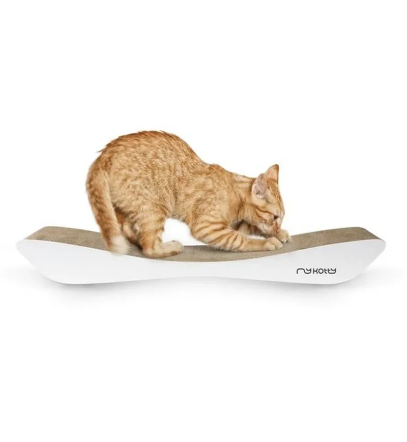 myKotty TOBI Kratzliege aus Wellpappe für Katzen