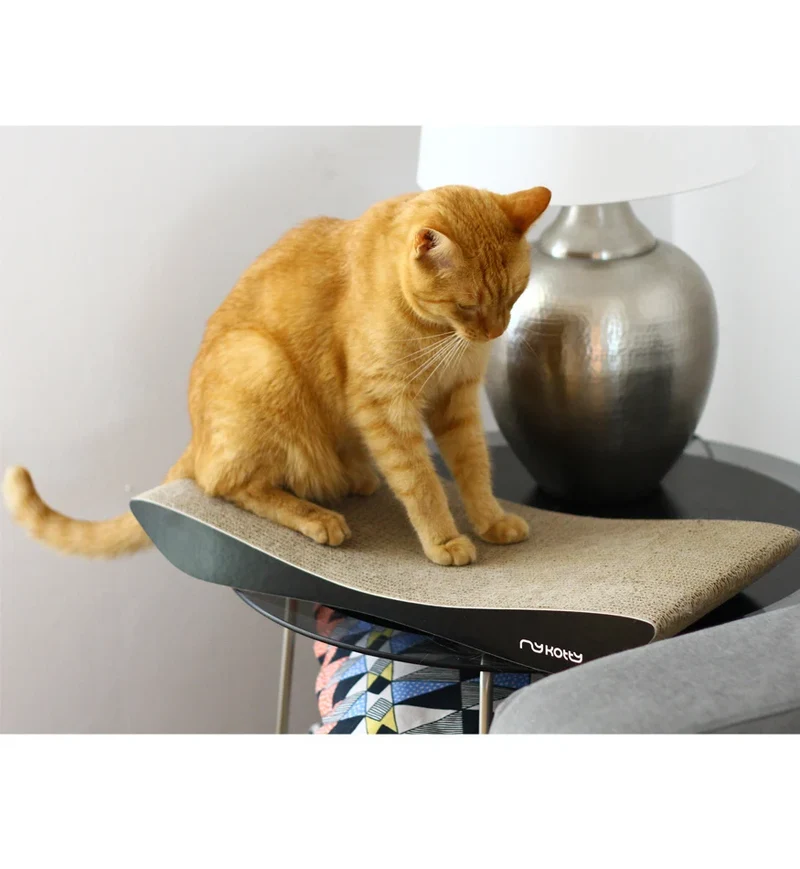 myKotty TOBI Kratzliege aus Wellpappe für Katzen