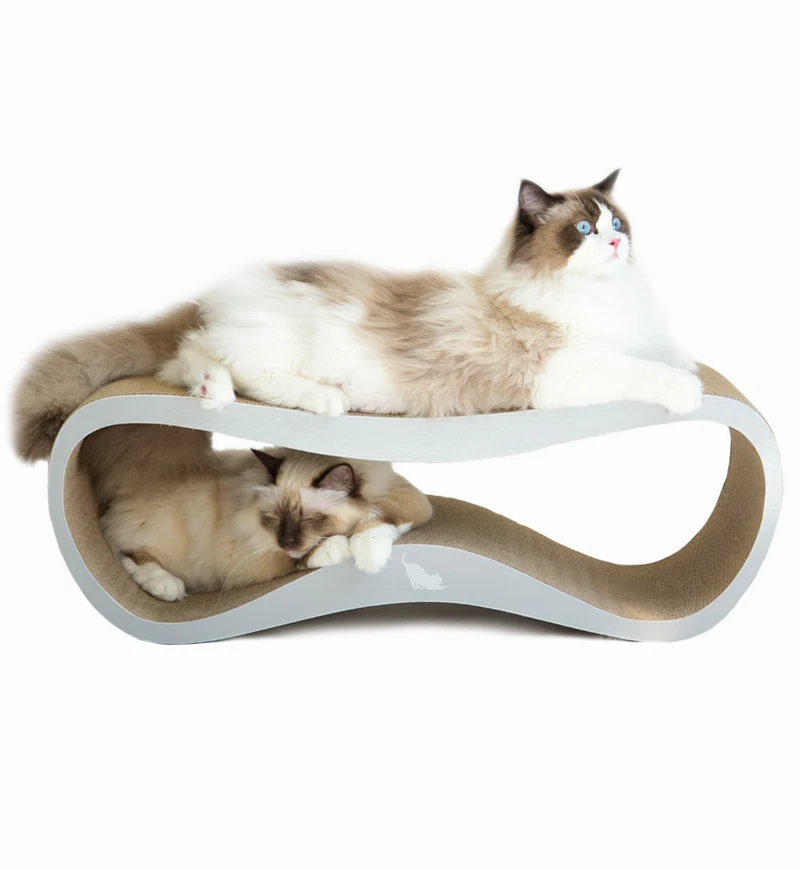 myKotty LUI Design-Kratzliege aus Wellpappe für Katzen