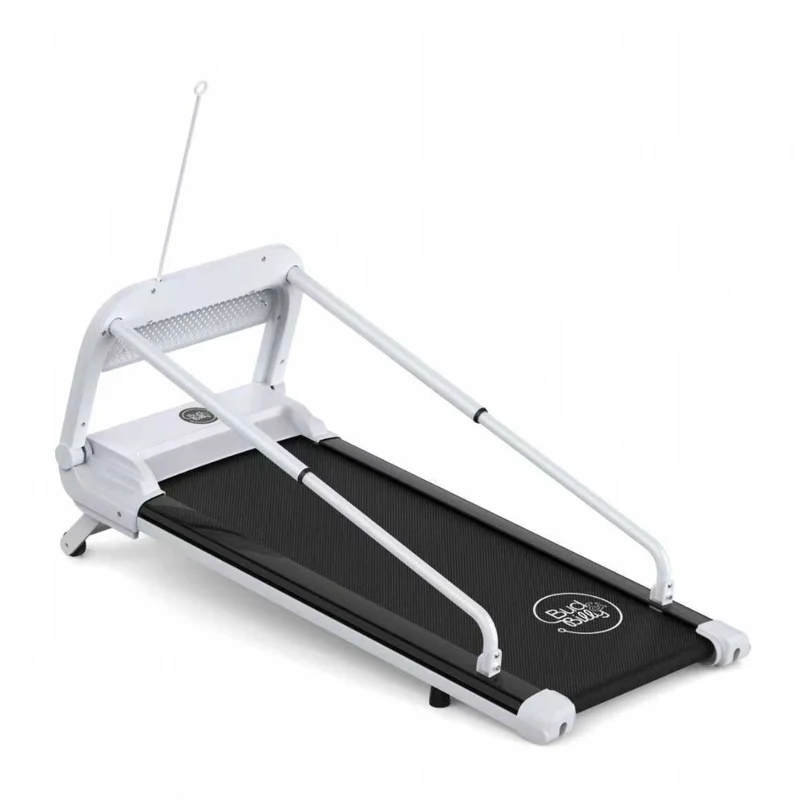 Bud & Billy Quiet & Movable Indoor Large Dog Treadmill With Monitor, Tracker & Remote Control 130x53x45cm - White