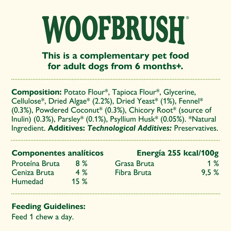 Lily's Kitchen Woof Brush Gut Health Support Dental Chew For Adult Dogs