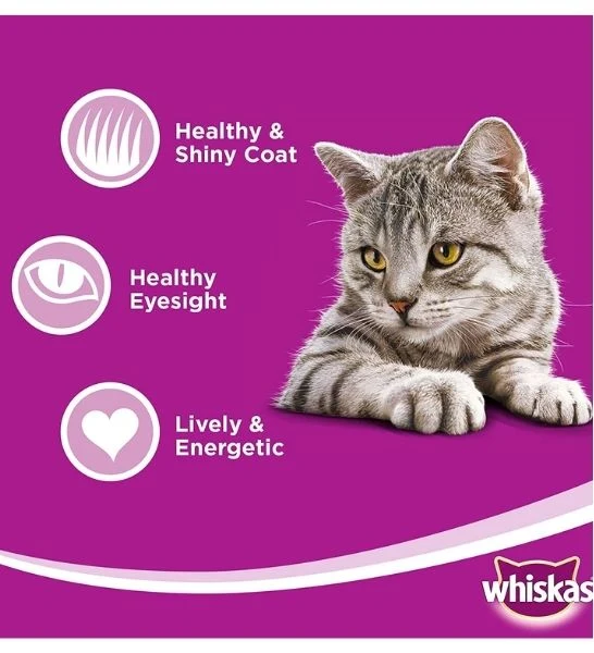 Whiskas Chicken in Gravy Wet Cat Food Value Pack 12x80g