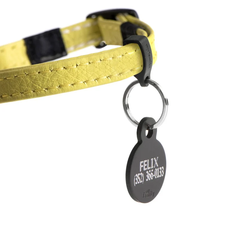 MyFamily Katzenhalsband Firenze – Leder, Safety Click & handgefertigt in Italien