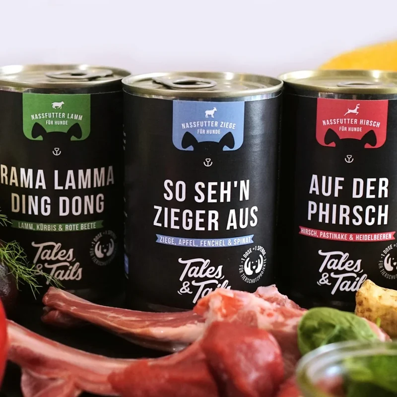 Auf der PHirsch - Nassfutter für Hunde mit 75% Hirsch