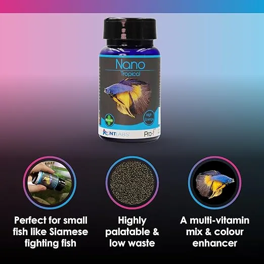 NT Labs Pro-f Nano Tropical Fish Food 45G