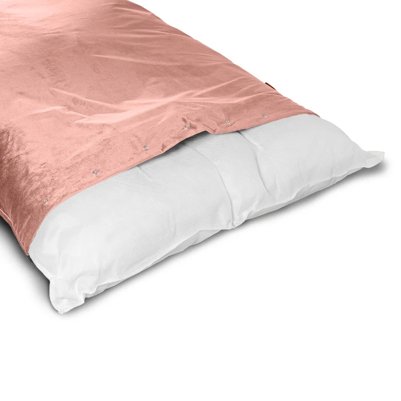 Regalia Velvet Deep Duvet Non-Slip Dog Bed - Rose/Large