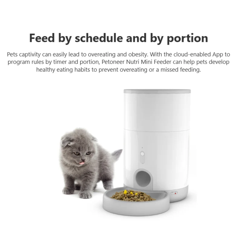 Petoneer PF005 Cat Smart Nutri Mini Feeder 2.6L