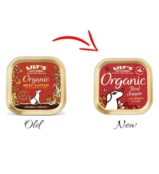 Lily's Kitchen Organic Beef Supper Wet Dog Food