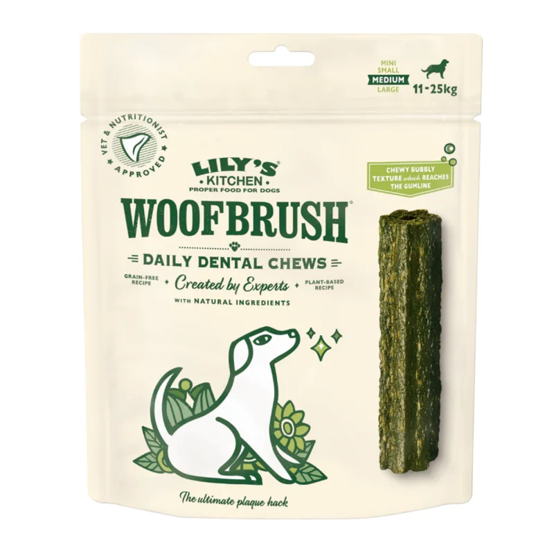 Lily's Kitchen Woofbrush Dental Dog Chews Bulk Pack Treats