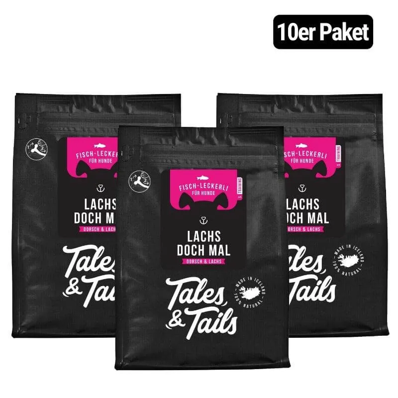 Tales & Tails Lachs doch mal – Trainingsleckerli 100 % Lachs für Hunde