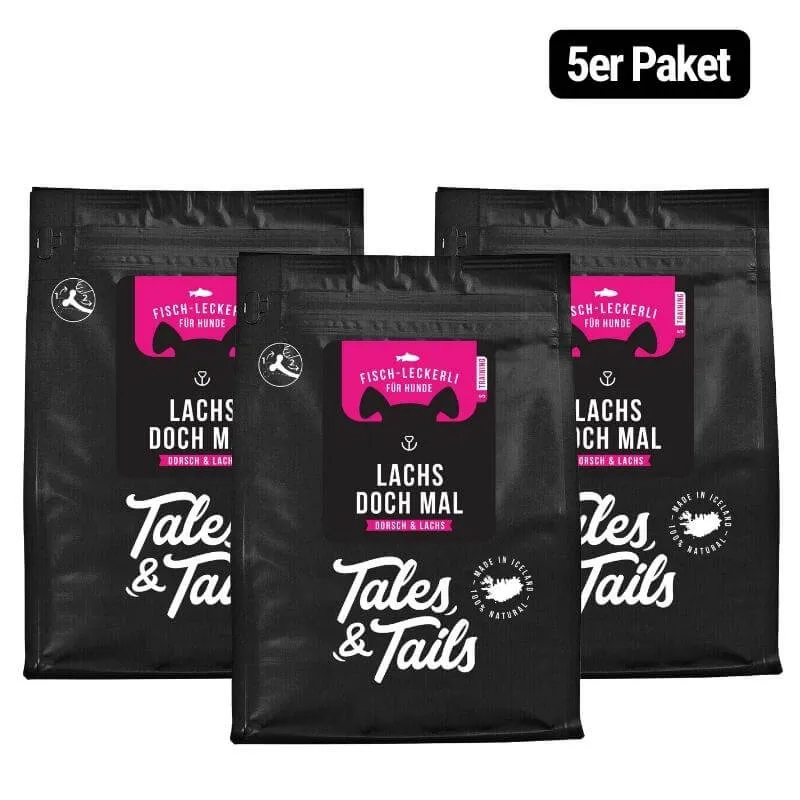 Tales & Tails Lachs doch mal – Trainingsleckerli 100 % Lachs für Hunde